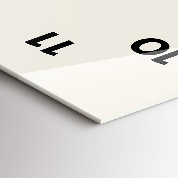 Zegar ścienny pionowy Fazy księżyca