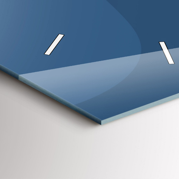 Zegar ścienny pionowy Niebieskie fale