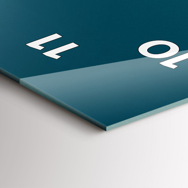 Zegar ścienny pionowy Zachód słońca w górach