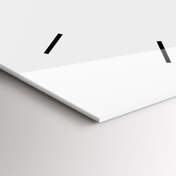 Zegar szklany pionowy Rysunkowy niedźwiedź