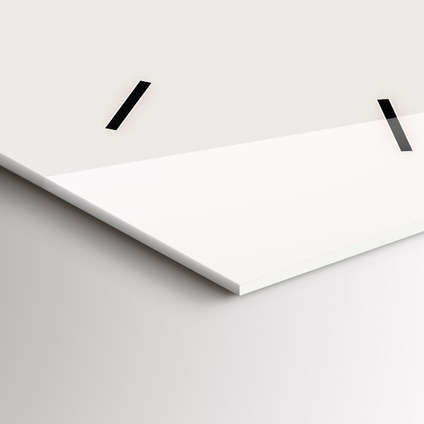 Zegar szklany pionowy malowany portret tygrysa