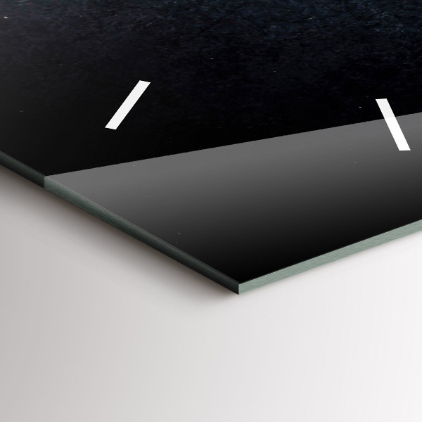 Zegar szklany pionowy Warzywa