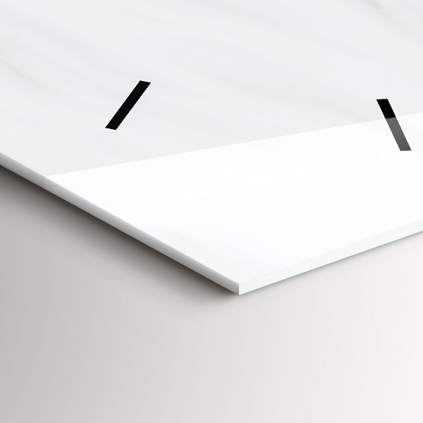 Zegar szklany pionowy Śpiący mały kotek