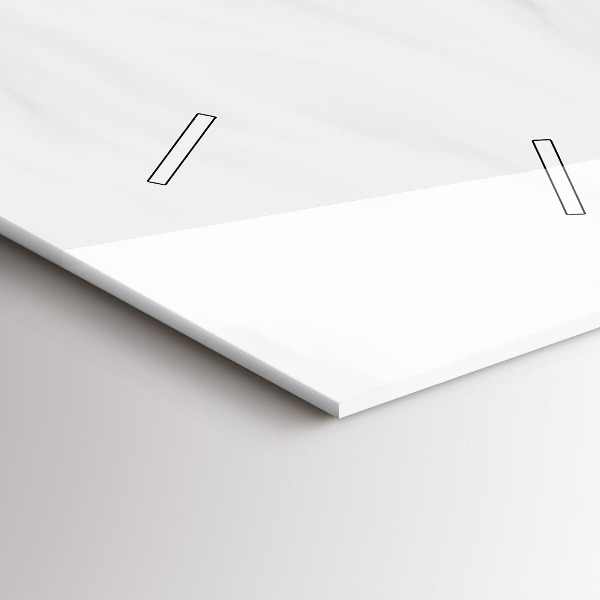 Zegar szklany pionowy Śpiący mały kotek