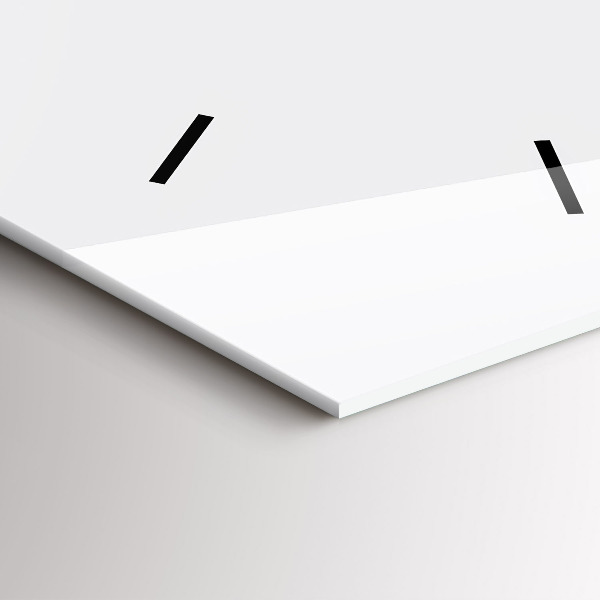 Zegar szklany pionowy Sylwetka pantery