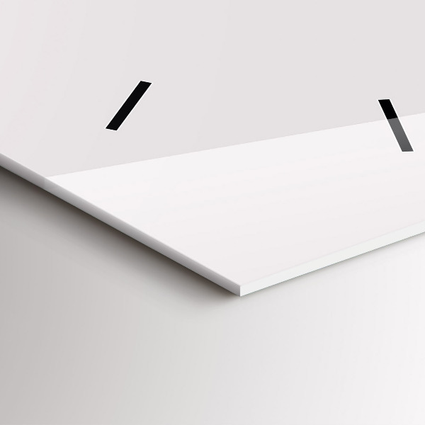 Zegar ścienny pionowy Nosorożec line art