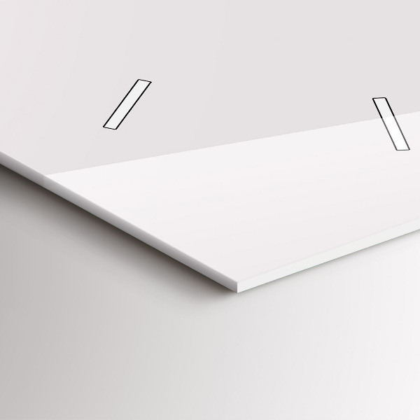 Zegar ścienny pionowy Nosorożec line art