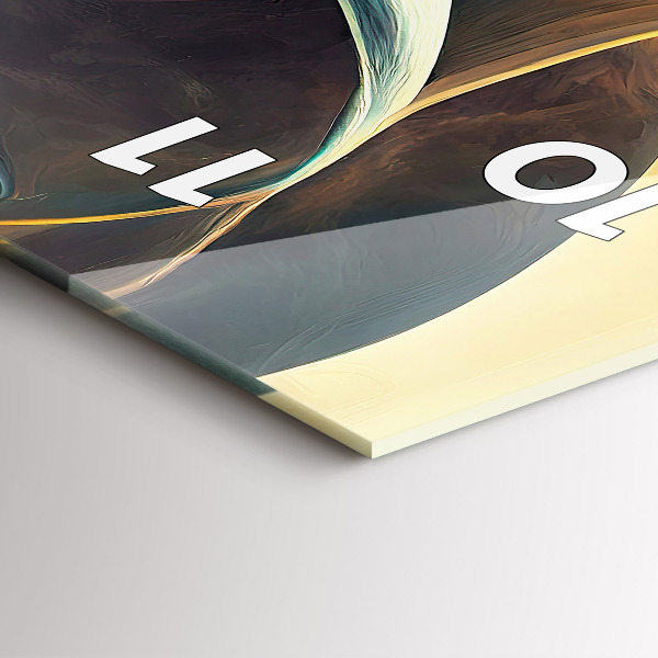 Zegar ścienny pionowy Płynący wodospad