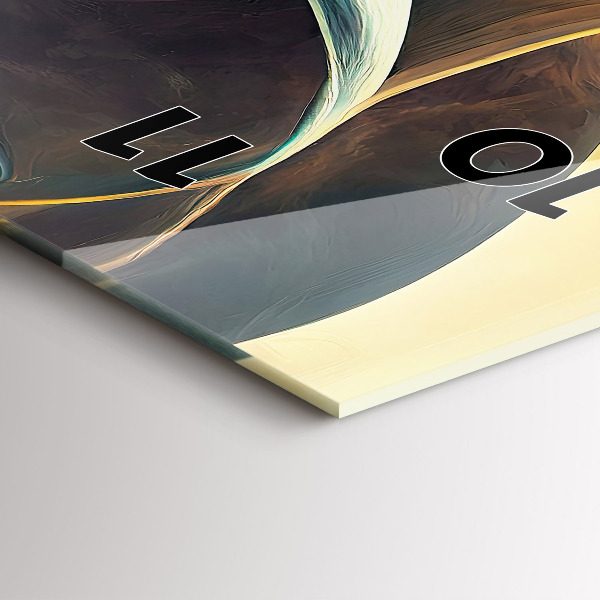 Zegar ścienny pionowy Płynący wodospad