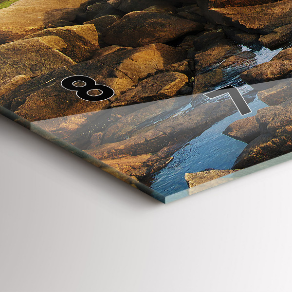 Zegar ścienny poziomy Latarnia morska Annisquam