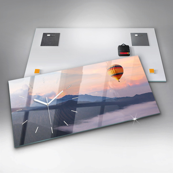 Zegar ścienny poziomy Piękny Krajobraz