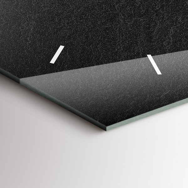 Zegar poziomy Ciemna skała