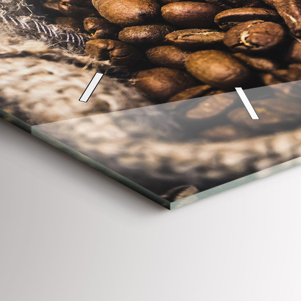 Zegar poziomy Worki kawy