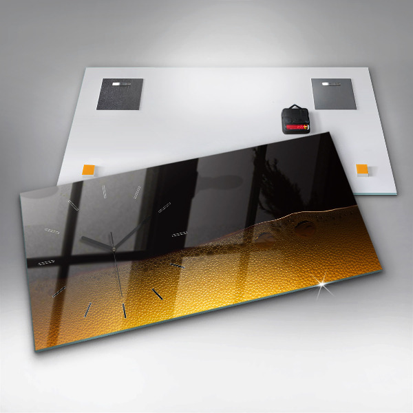 Zegar poziomy Sok pomarańczowy