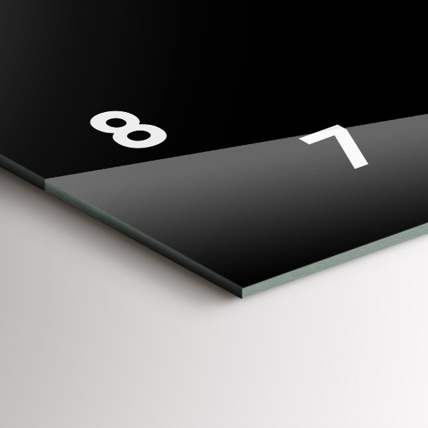 Zegar ścienny poziomy Dzika Mowa Ciała Lwa