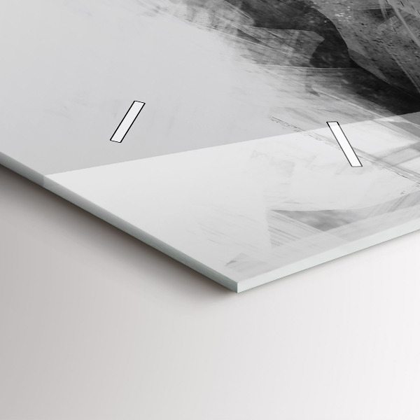 Zegar ścienny poziomy Malowany lew