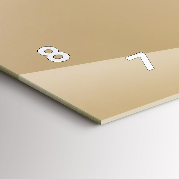 Zegar ścienny poziomy Sowa - znak mądrości