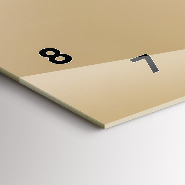 Zegar ścienny poziomy Sowa - znak mądrości