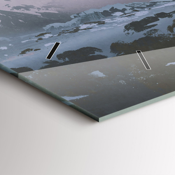 Zegar ścienny poziomy Astronauci Mleczna Droga