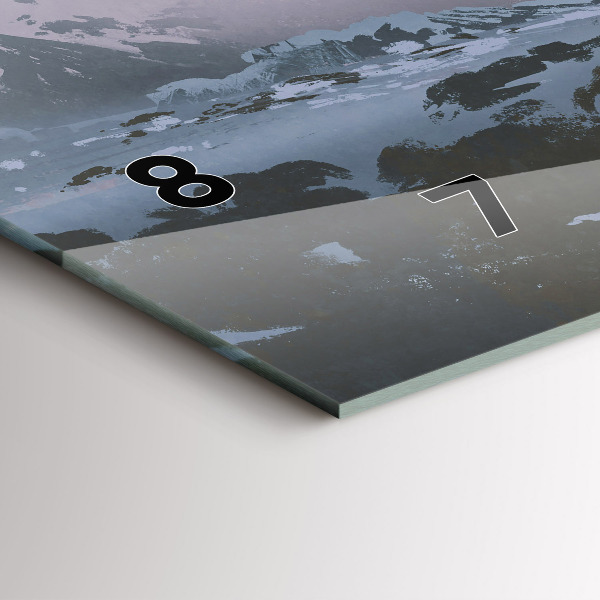 Zegar ścienny poziomy Astronauci Mleczna Droga