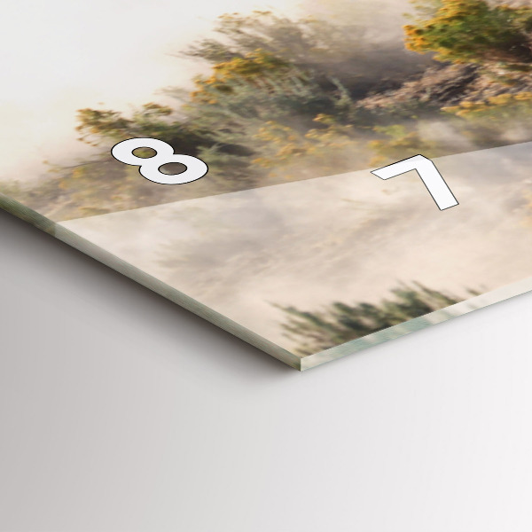 Zegar ścienny poziomy Stado rozpędzonych koni