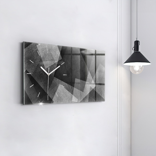 Zegar poziomy Abstrakcja geometryczna