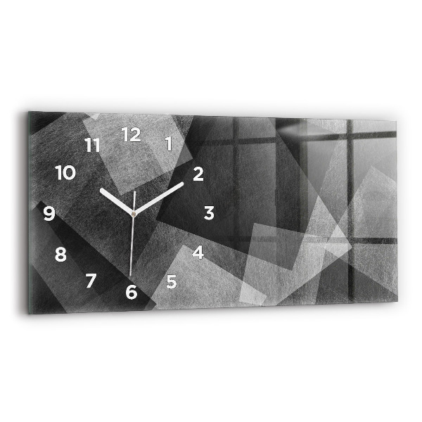 Zegar poziomy Abstrakcja geometryczna