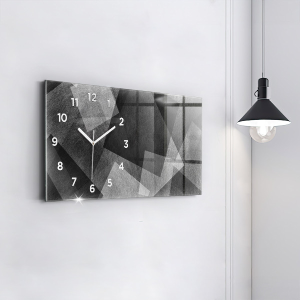 Zegar poziomy Abstrakcja geometryczna