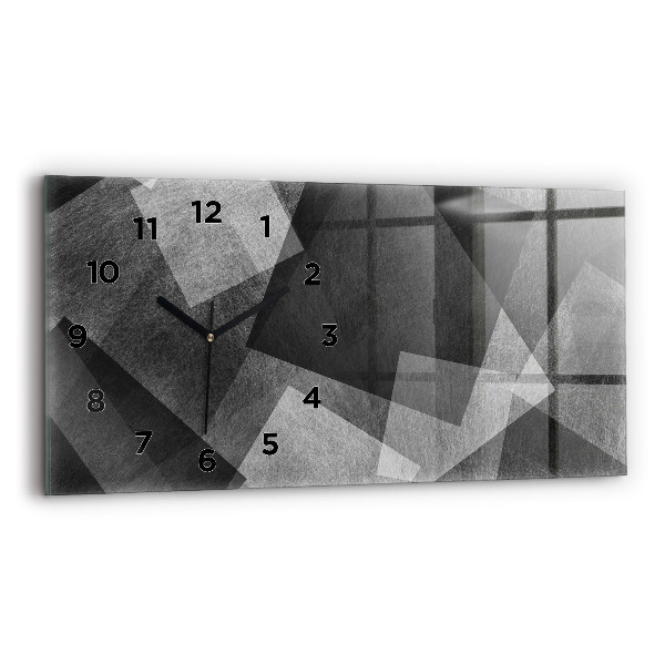 Zegar poziomy Abstrakcja geometryczna