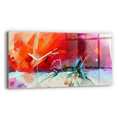 Zegar poziomy Rzędy przypraw