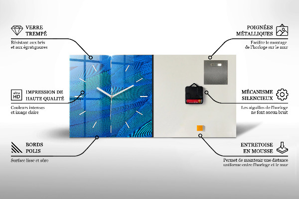 Zegar ścienny poziomy Stary zabytkowy samochód