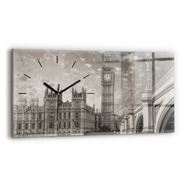 Zegar ścienny poziomy Londyn Anglia Big Ben