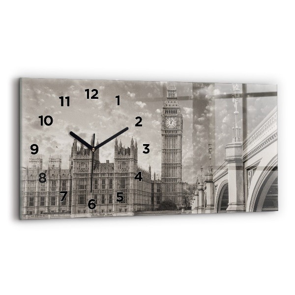 Zegar ścienny poziomy Londyn Anglia Big Ben