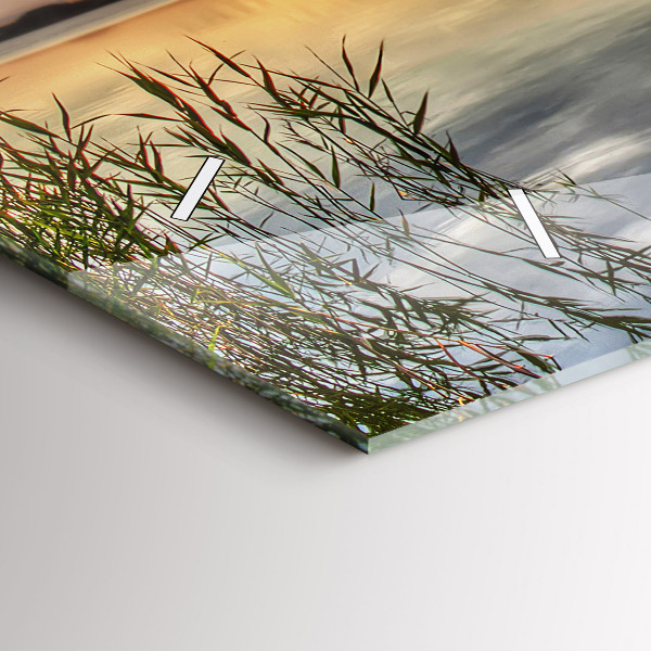 Zegar szklany poziomy Jezioro Zachód Słońca