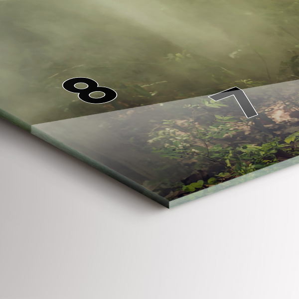 Zegar szklany poziomy Dzieci prowadzące słonia