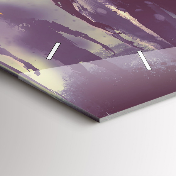 Zegar szklany poziomy Zombie w nocy – halloween