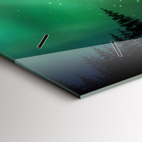 Zegar poziomy Zorza Polarna