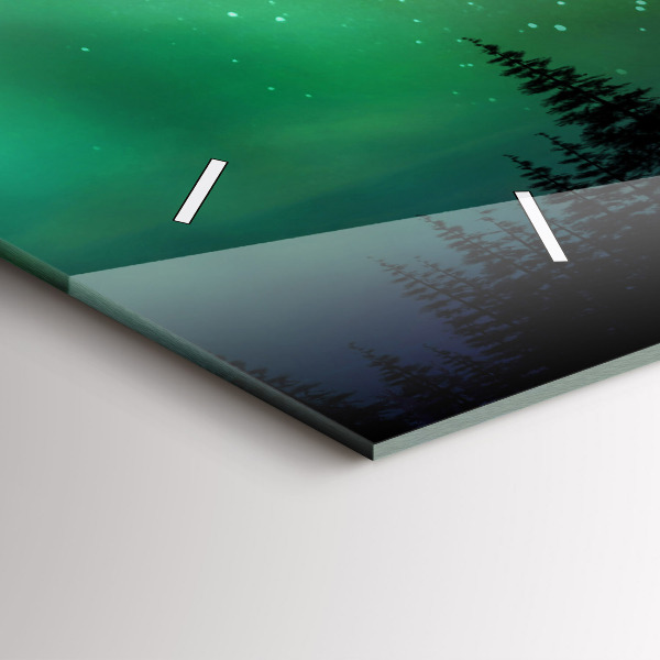 Zegar poziomy Zorza Polarna