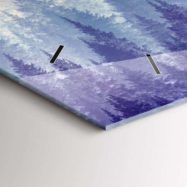 Zegar poziomy Las We Mgle