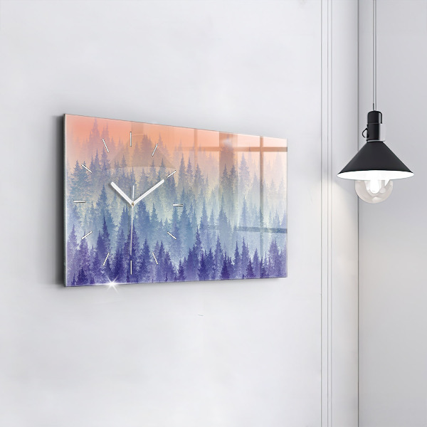 Zegar poziomy Las We Mgle