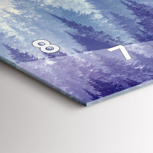 Zegar poziomy Las We Mgle