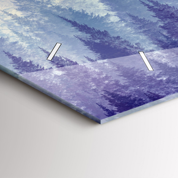 Zegar poziomy Las We Mgle