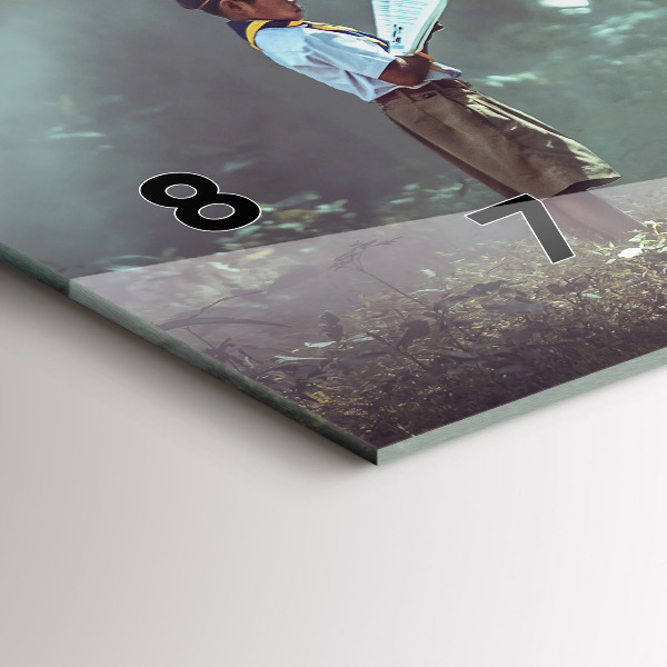 Zegar poziomy Chłopczyk czyta książkę