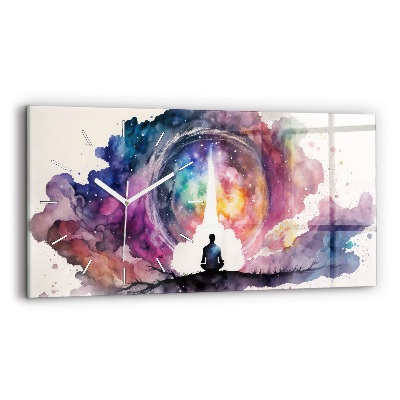 Zegar poziomy Medytacja styl życia