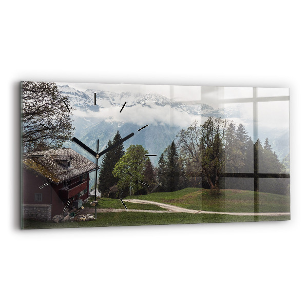 Zegar poziomy Widok na góry