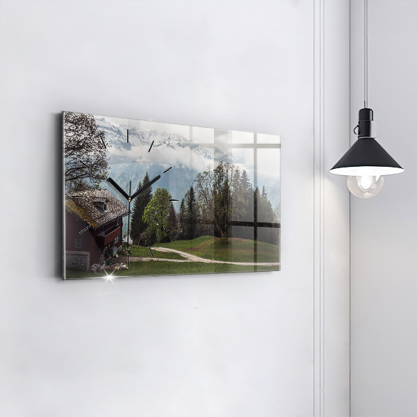 Zegar poziomy Widok na góry