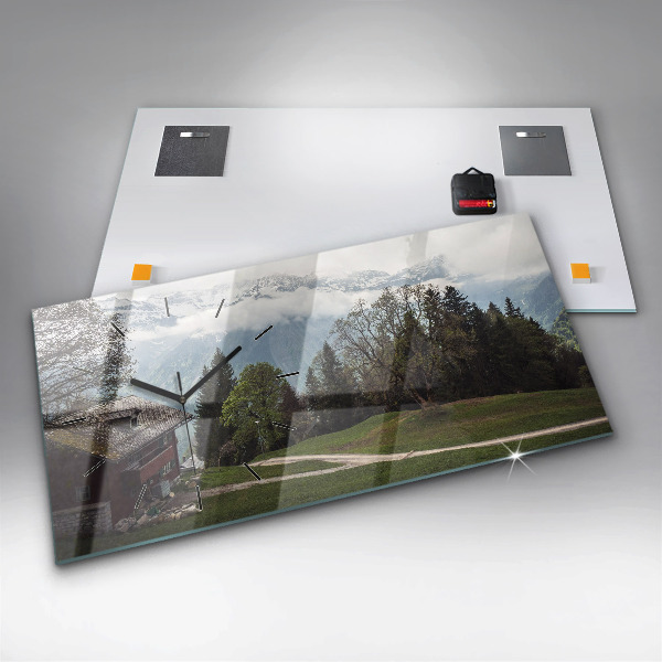 Zegar poziomy Widok na góry