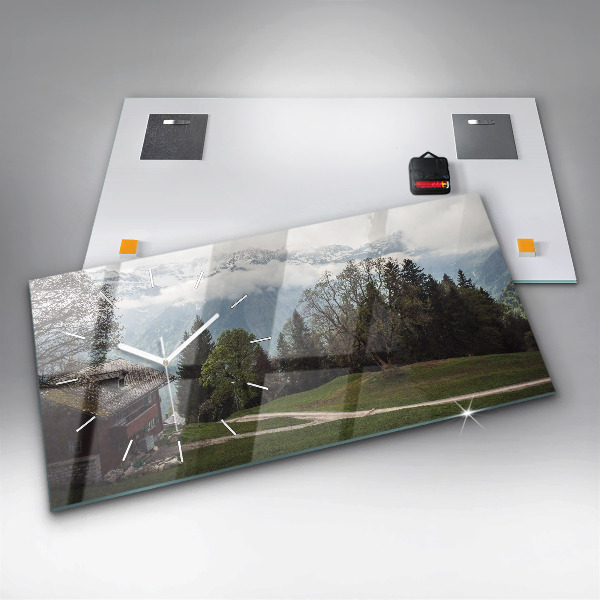 Zegar poziomy Widok na góry