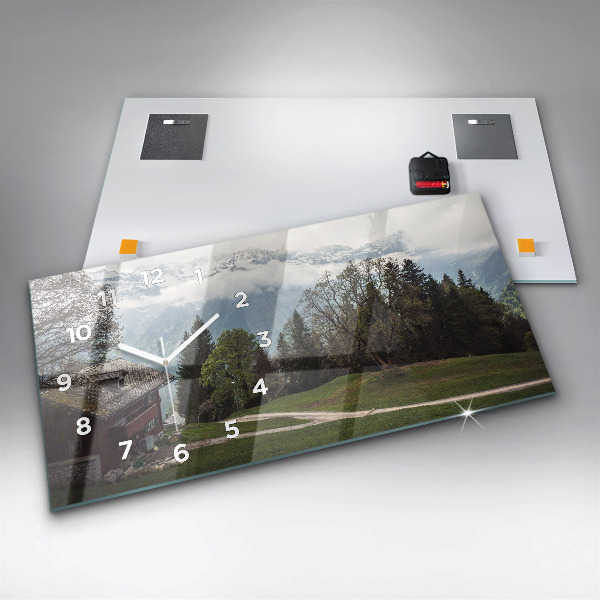 Zegar poziomy Widok na góry