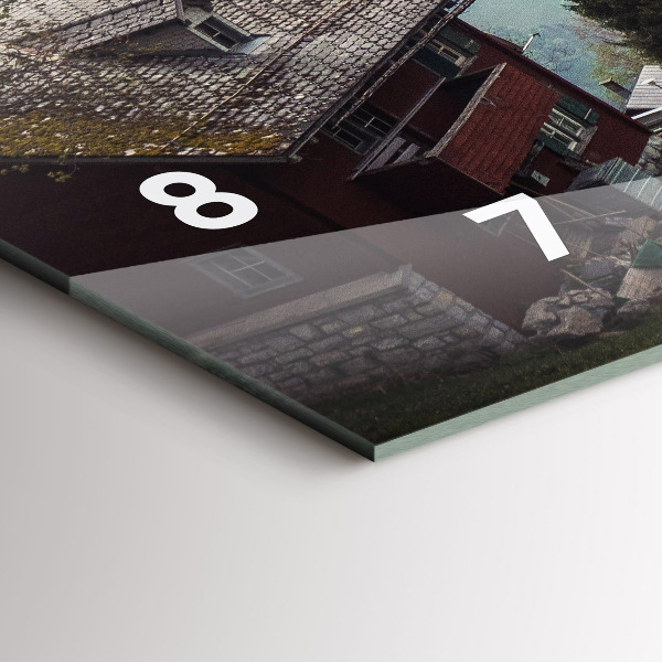 Zegar poziomy Widok na góry